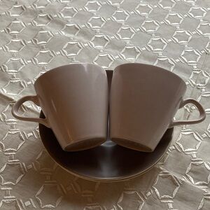 POOLE ENGLAND Elegant Espresso Cup and Saucer Set